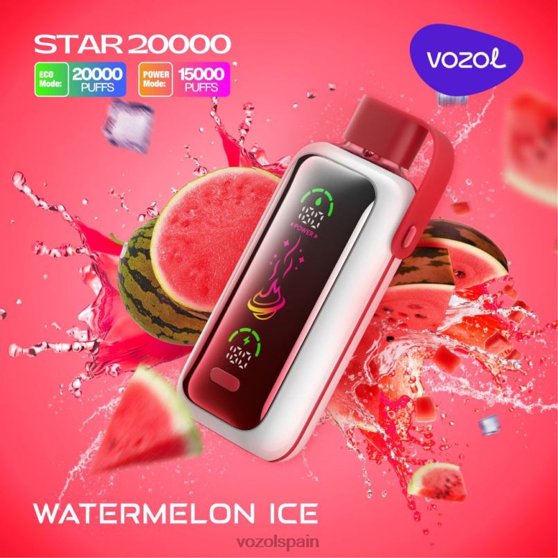 Vozol Vape España - VOZOL STAR 20000 hielo de sandia 8VJRF3