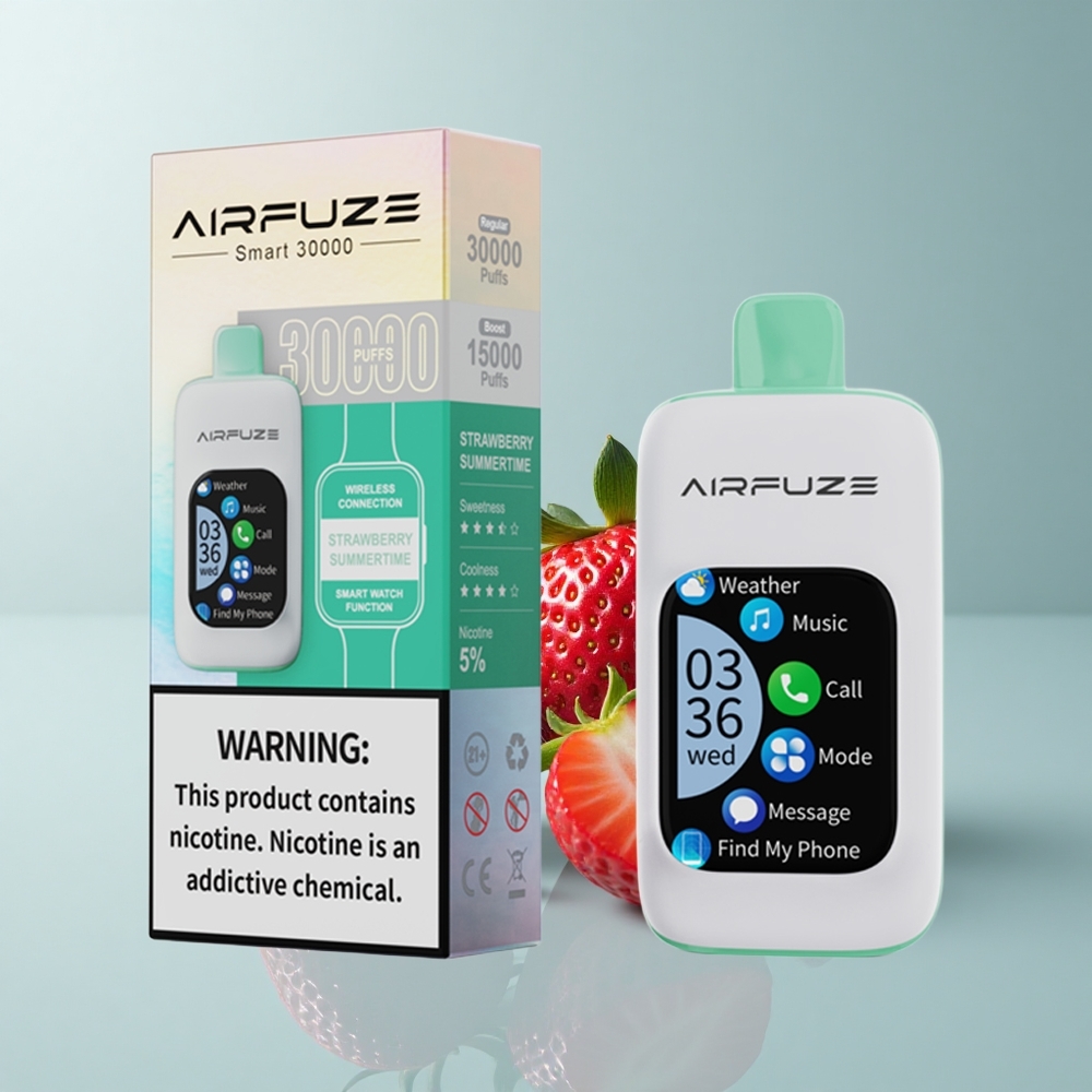 AirFuze Smart 30000 Puffs Fresa Veraniega con 5% de nicotina y 900mAh