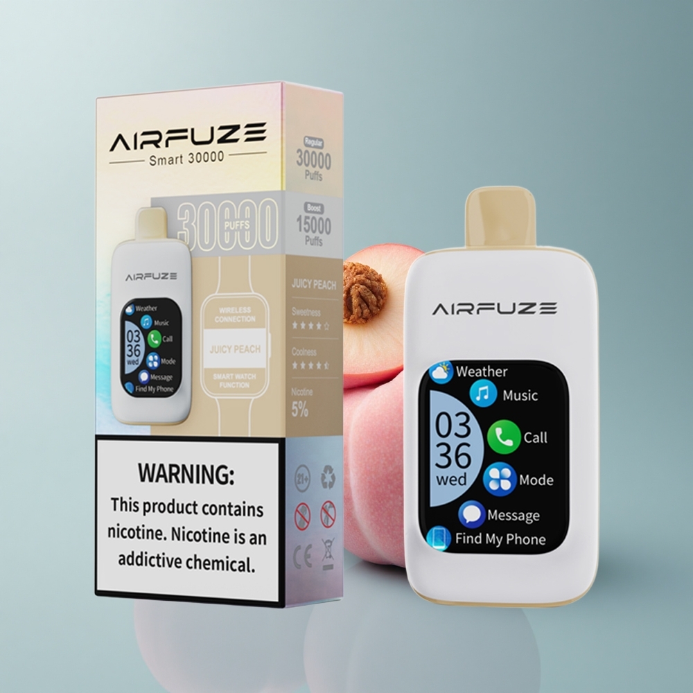 AirFuze Smart 30000 Puffs Melocotón Jugoso 5% Nicotina 900mAh