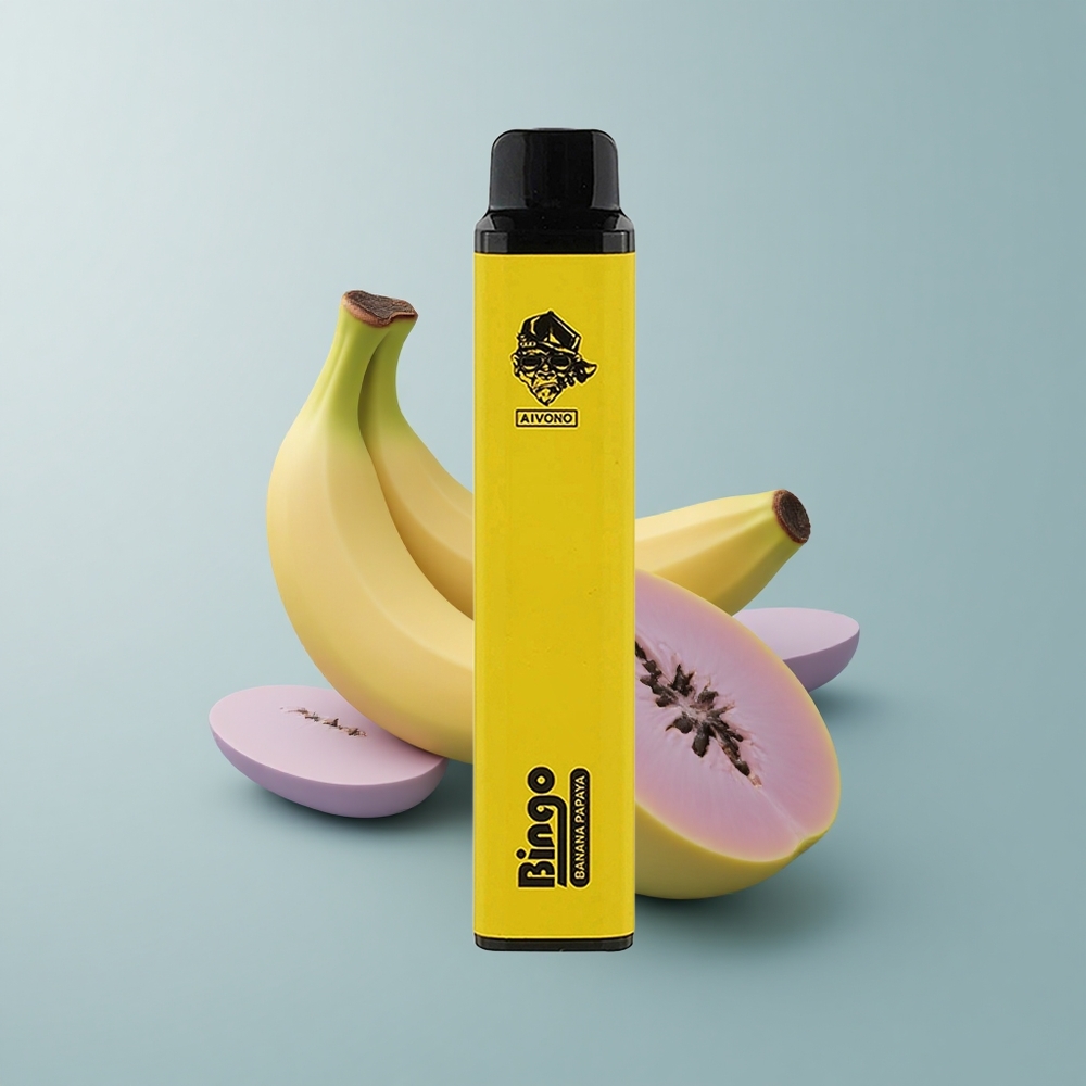 Aivono Aim Bingo 4000 Puffs Plátano Papaya 10mL 1000mAh 5% nicotina