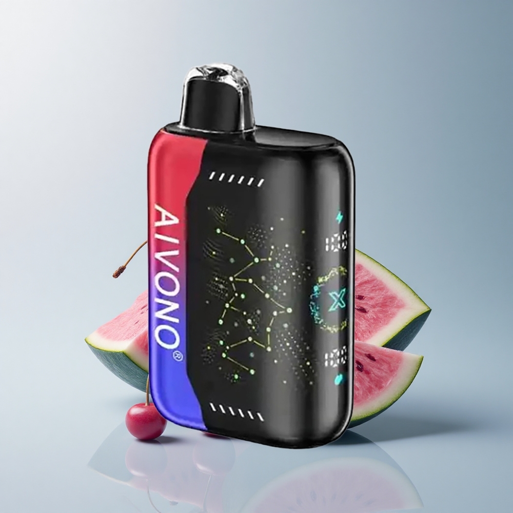 Aivono Aim Boom 25000 Puffs Sandía Cereza Helada 0% Nicotina 650mAh
