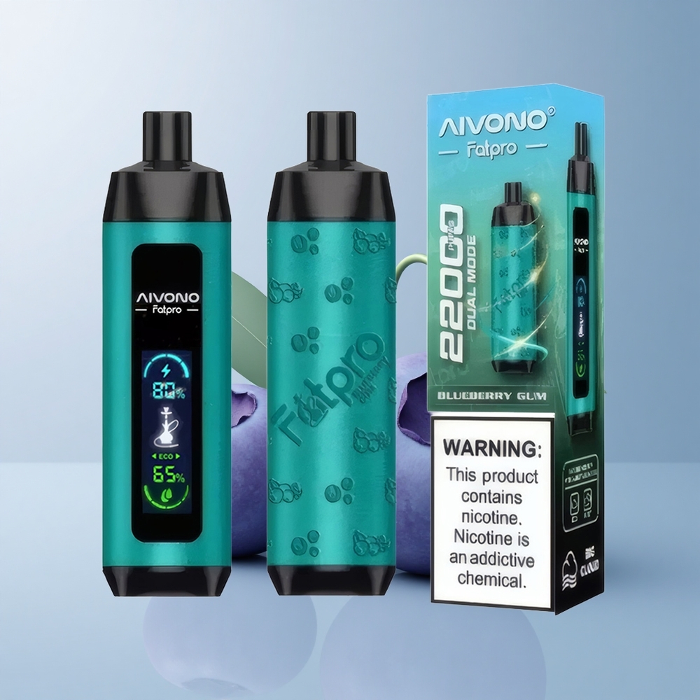 Aivono Aim Fatpro 22000 Puffs Pistola de Arándano 5% Nicotina 600mAh
