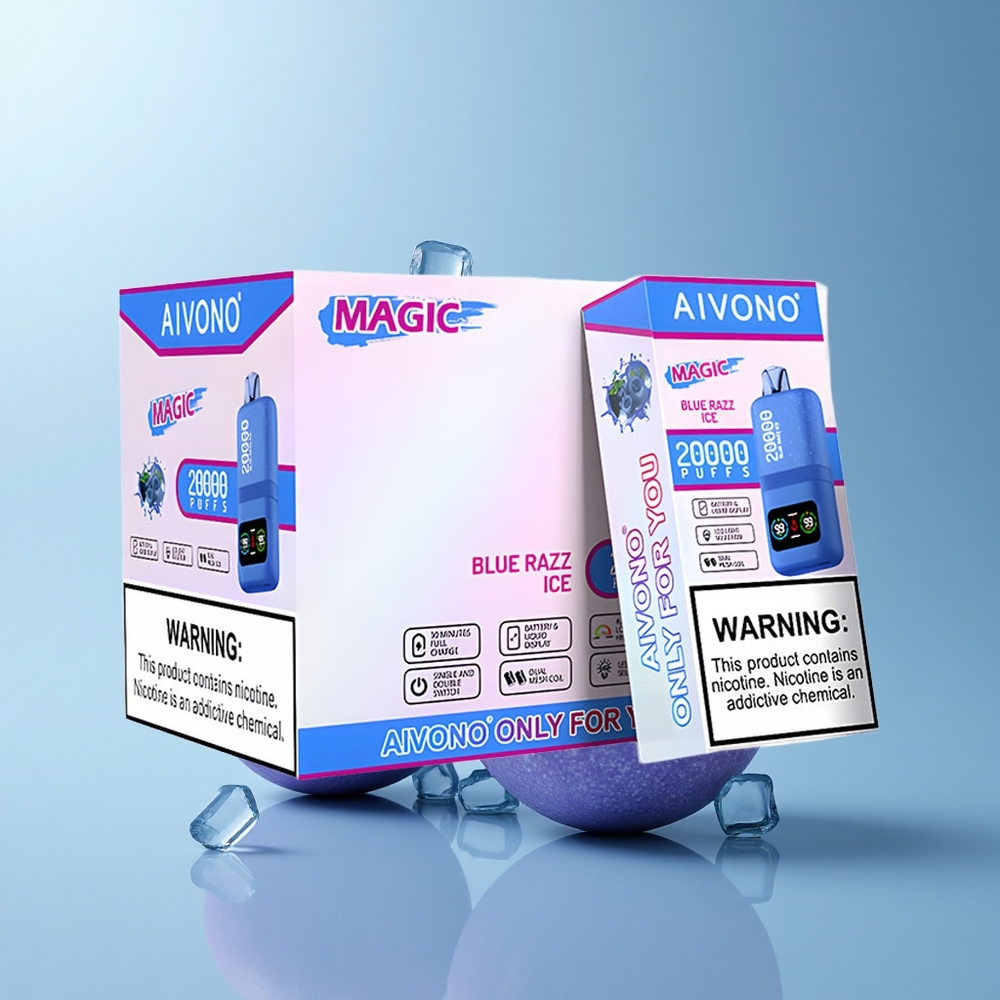 Aivono Aim Magic 20000 Puffs Azul Frambuesa Hielo con 5% Nicotina y 600mAh