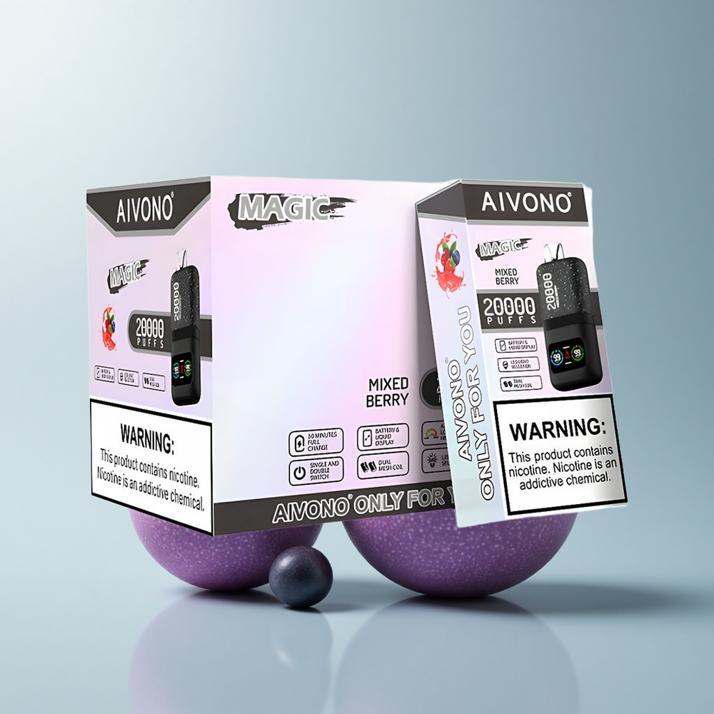 Aivono Aim Magic 20000 Puffs Frutos del Bosque Dual Malla 5% Nicotina 600mAh