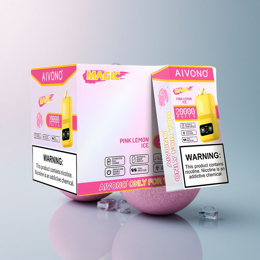 Aivono Aim Magic 20000 Puffs Limón Rosado Hielo con 5% Nicotina y 600mAh