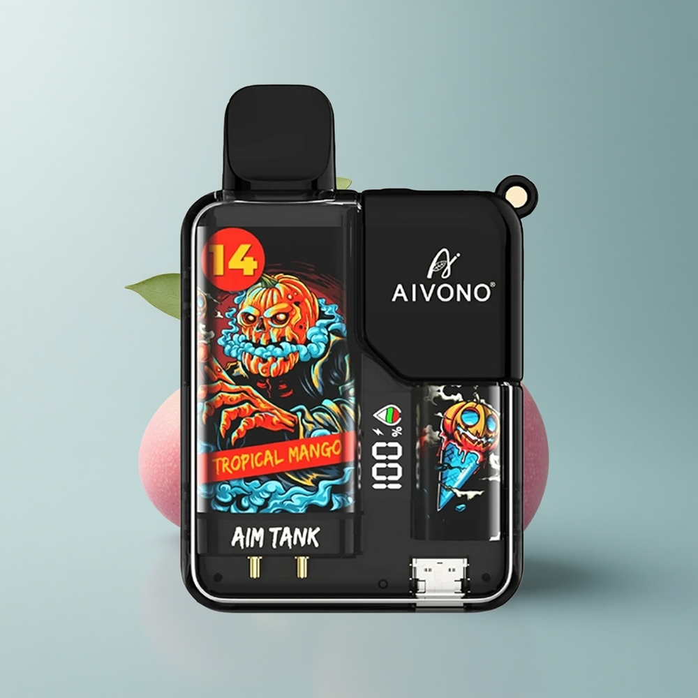 Aivono Aim Tank 9500 Puffs Mango Tropical con 5% de nicotina y 650mAh