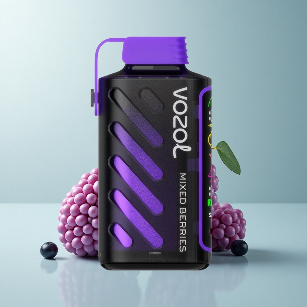 VOZOL Gear Power 20000 Puffs Bayas Mixtas Dual Mesh Coil 20mL Nicotina 5%