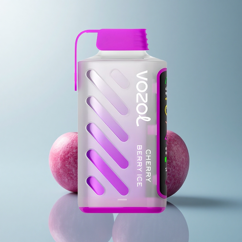 VOZOL Gear Power 20000 Puffs Cereza Baya Helada con Dual Mesh y 20mL
