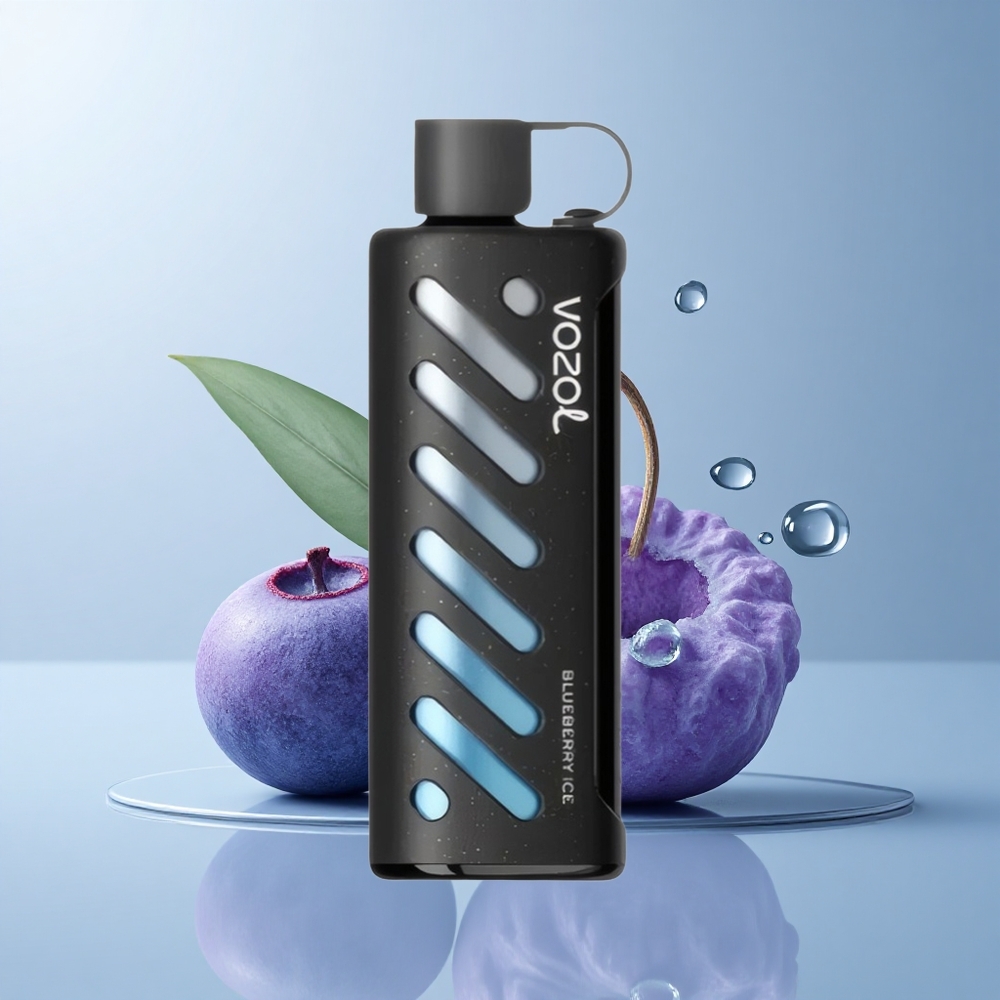 VOZOL Gear Shisha 25000 Puffs Helado de Arándano con Dual Mesh y 5mg de Nicotina
