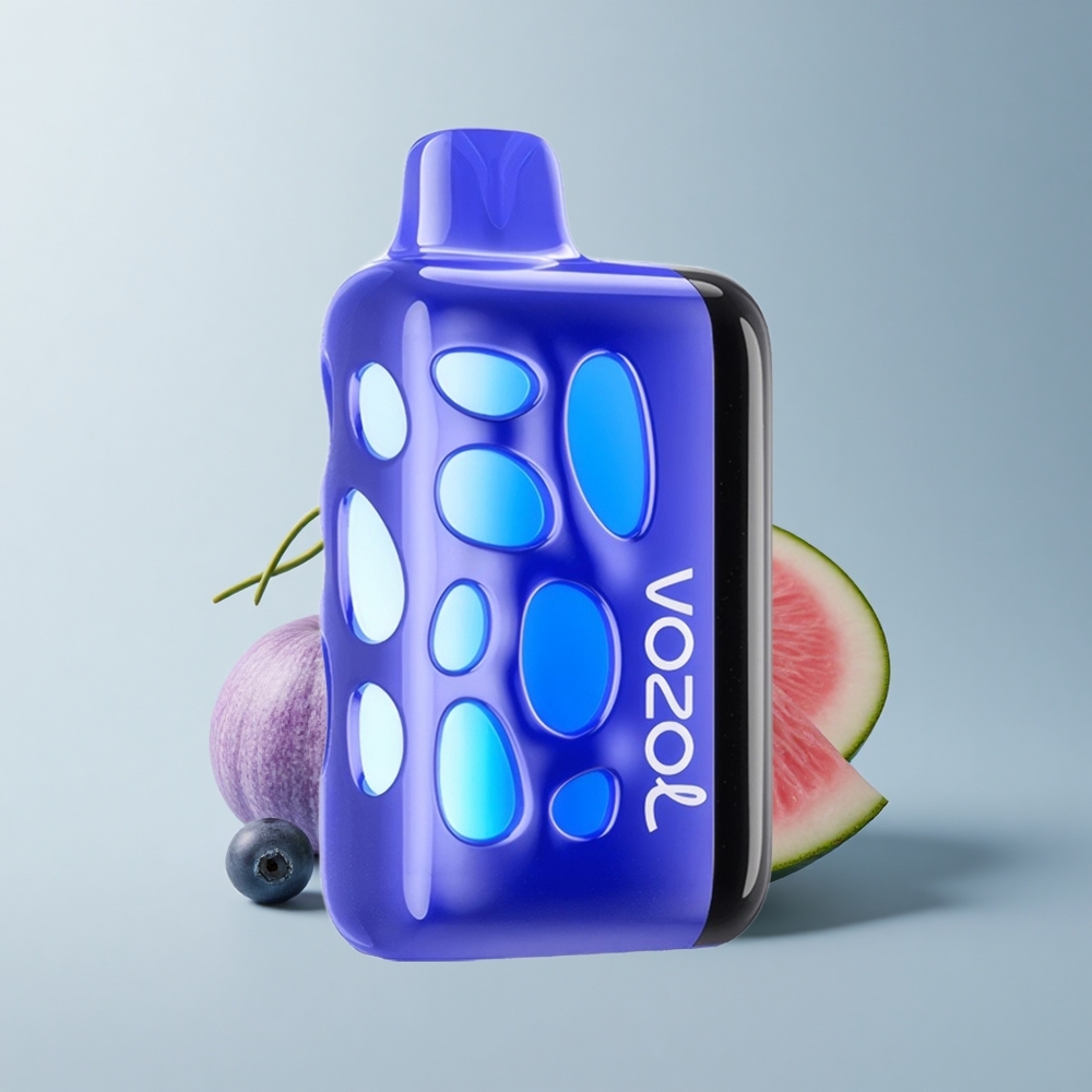 VOZOL RAVE 40000 Puffs Sandía Arándano Brillante 270° Carga Rápida 1000mAh