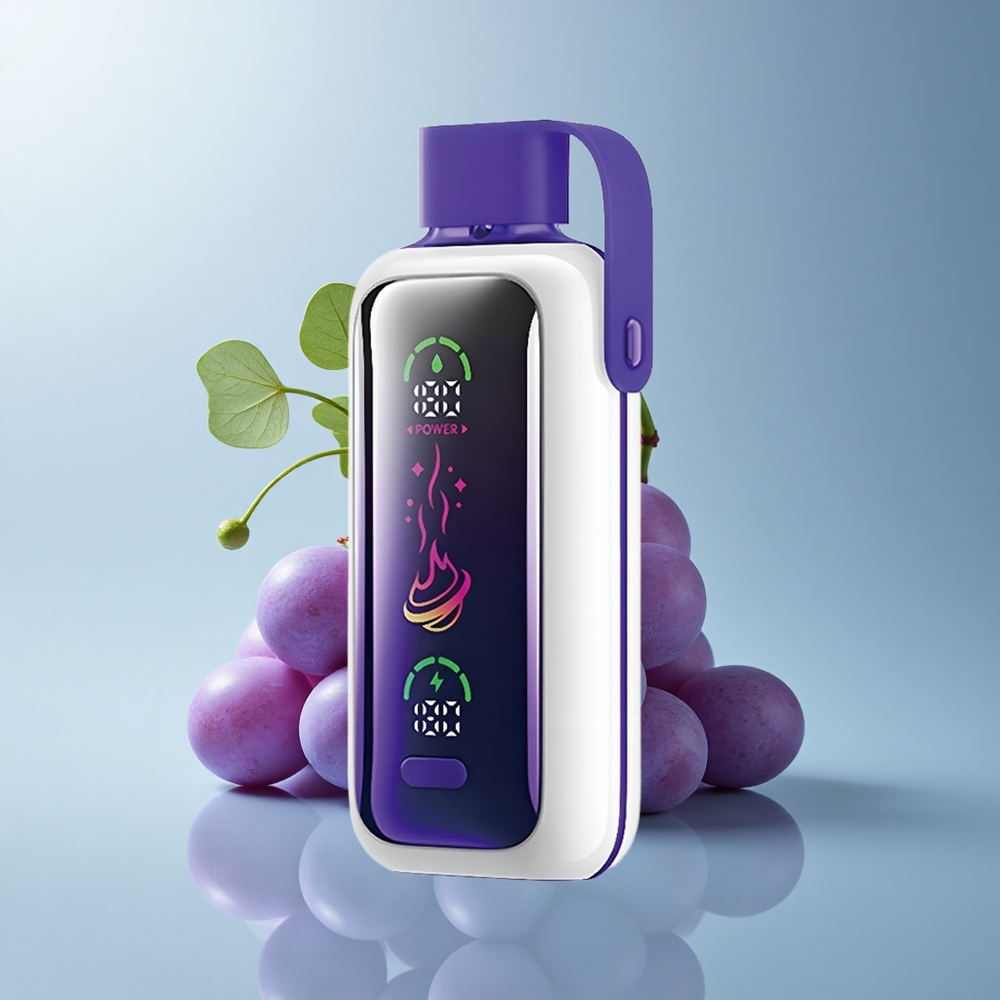VOZOL Star 20000 Puffs Helado de Uva con Pantalla HD 2.2 y 650mAh